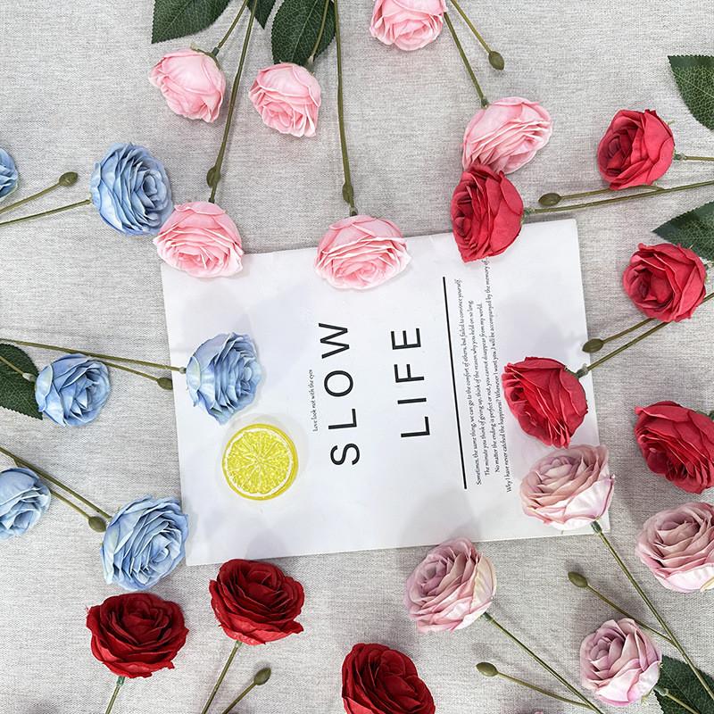 Silk Flower Wedding Decor Artificial Rose Arrangement For Photography And Home Decor