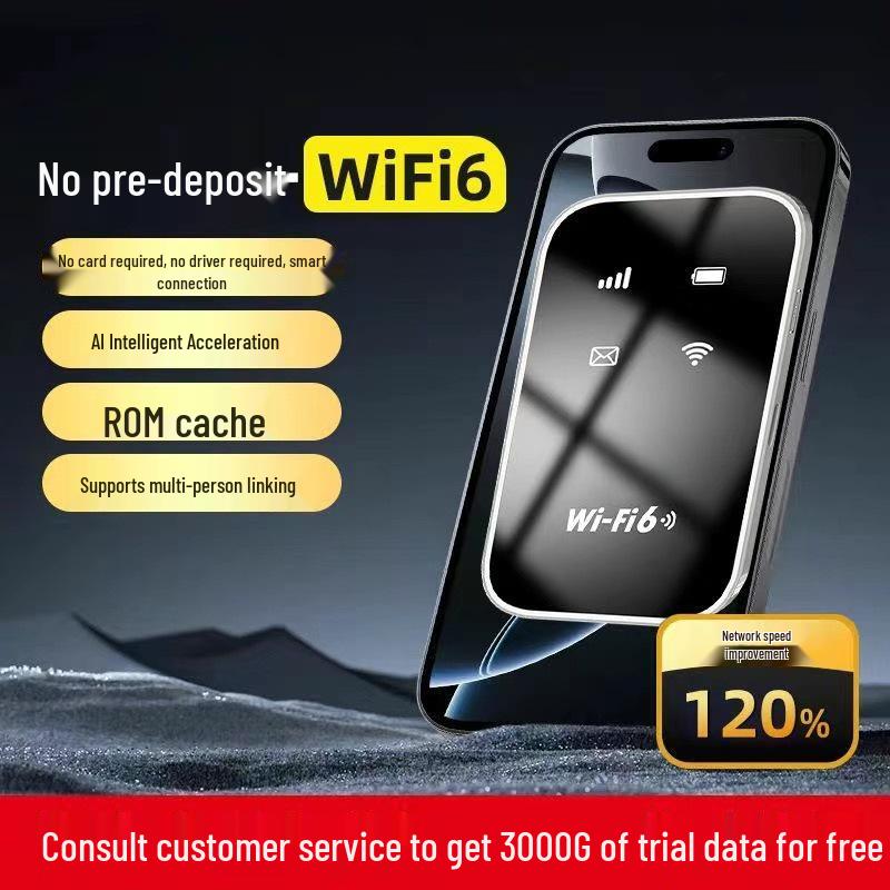 

Portable WiFi6 Router: No SIM Needed, Unlimited Data for Outdoor Mobile Use Performance Upgrade - Monthly Plan