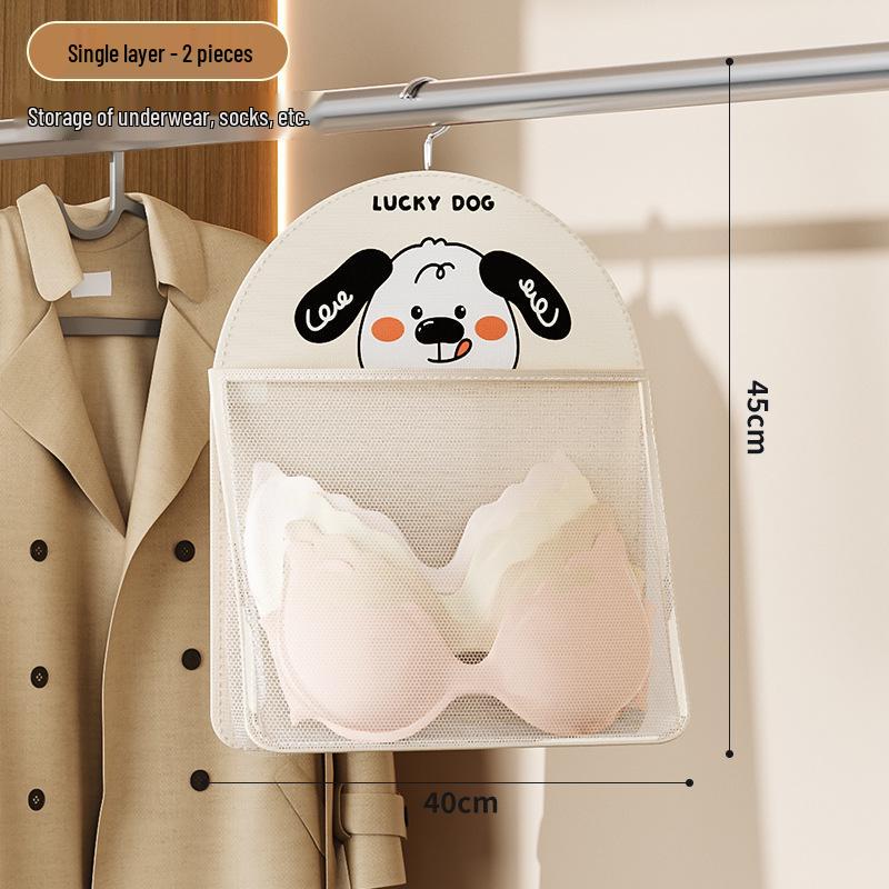 Hanging Mesh Pocket Organizer for Underwear & Socks