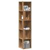 VidaXL Corner Cabinet Artisan Oak 33x33x165 Cm Engineered Wood, Corner Shelf, Bookcase, Display Cabinet, Shelf At 856725