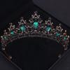 Baroque Crystal Crown Tiara for Women Bride Rhinestone Prom Diadem Bridal Wedding Hair Accessories Jewelry Tiaras and Crowns
