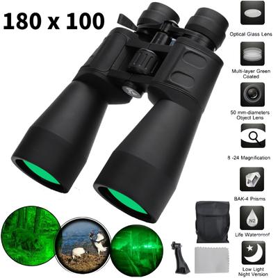 Žiūronai Priartinimo dienos ir nakties matymo didinimo žiūronai, skirti lauko kelionėms Medžioklės teleskopas su dėklu, laikikliu ir saugykla