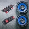 Quick Install Plastic Spring Terminal Clip for Speaker Systems 4Pin Auditory Connectors LED Aging Test 54mm Hole Space