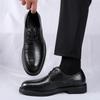 Freizeit Business Derby Herrenschuhe Minimalistischer und vielseitiger Stil Büro Hochzeit Outdoor-Party lässiger Spaziergang Herrenschuhe