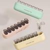 Portable 7-Day Large Capacity Pill Box - Travel Organizer for Medication