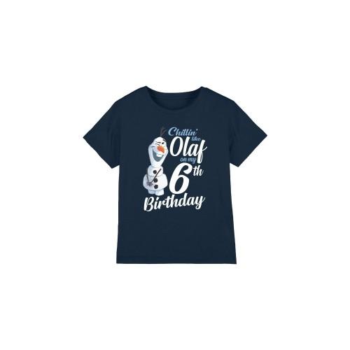 Frozen Childrens/Kids Chillin Like Olaf 6th Birthday T-Shirt