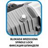 Mini cordless bench grinder 3 in 1 - bench grinder, polisher, grinder with flexible shaft
