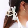 1 Satin Long Ribbon Hair Clip (choose One Color)