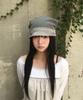 HUG YOUR SKIN Cross Strap Sweat Beanie (Khaki)
