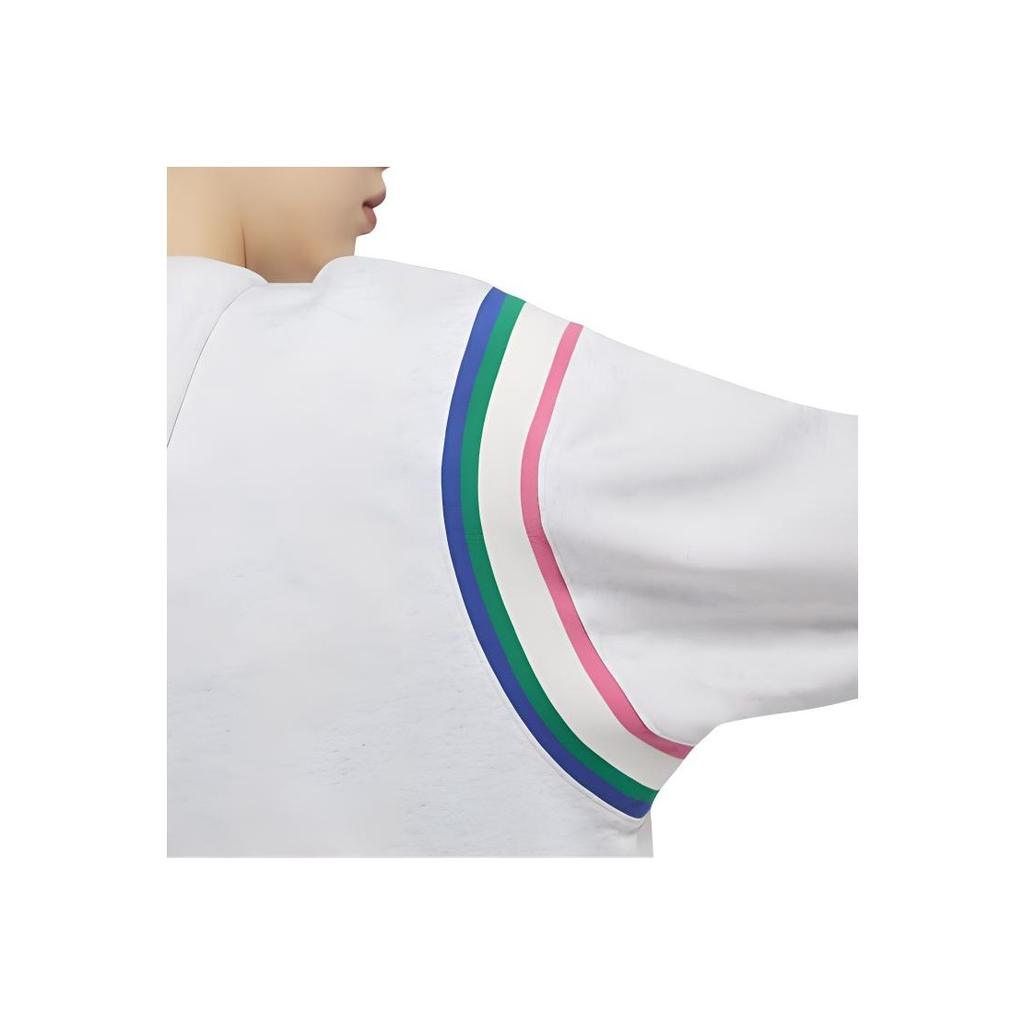 Nike Logo Print Long Sleeve Hoodie Women Hoodies White CU5924-051