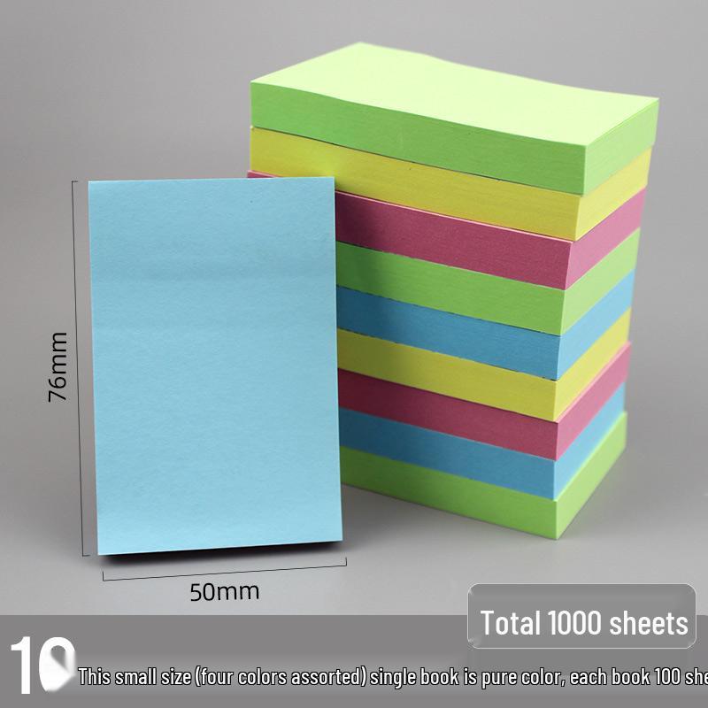Sticky Notes for Students: Creative & Adhesive Memo Pads, Small Strips, Reusable, Self-Adhesive Labels