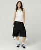 MAGOODGAN Sliver 3905 Soft Ribbed Sleeveless Off-White T-Shirt