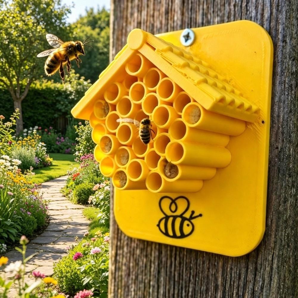 Umweltfreundliches Bienenhotel Sicherer Hafen Bienen Nisthäuser Dekorative Garten Bienenhaus Wildbienen