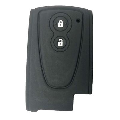 ZIAN Silicone Smart Key Case for Daihatsu Cars Copen Copen LA400K 2 Button Key Cover (MY-DH2J-02) (Black)