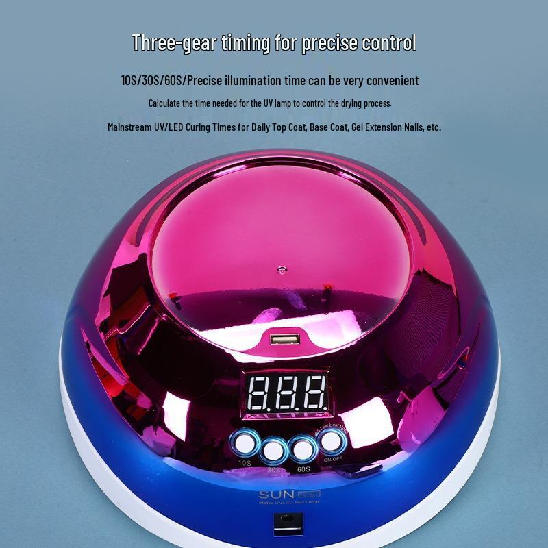 Doppelte UVLED-Nagellampe zum Aushärten von Gelnagellack