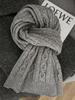 Winter Korean twist knitted scarf women's thickened warm versatile wool scarf student couple multi-color optional