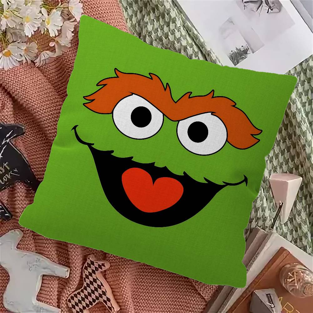 Cute cartoon SSesame Street Cushion Cover Decorative Pillow Sofa Home Decor case pillow cases