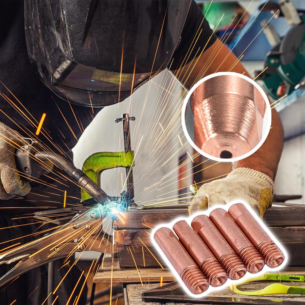 Końcówka spawalnicza Akcesoria spawalnicze Końcówka palnika spawalniczego z czerwonej miedzi Materiały eksploatacyjne do spawarki Akcesoria spawalnicze Akcesoria do palnika spawalniczego 15AK Wymiana Łatwe do