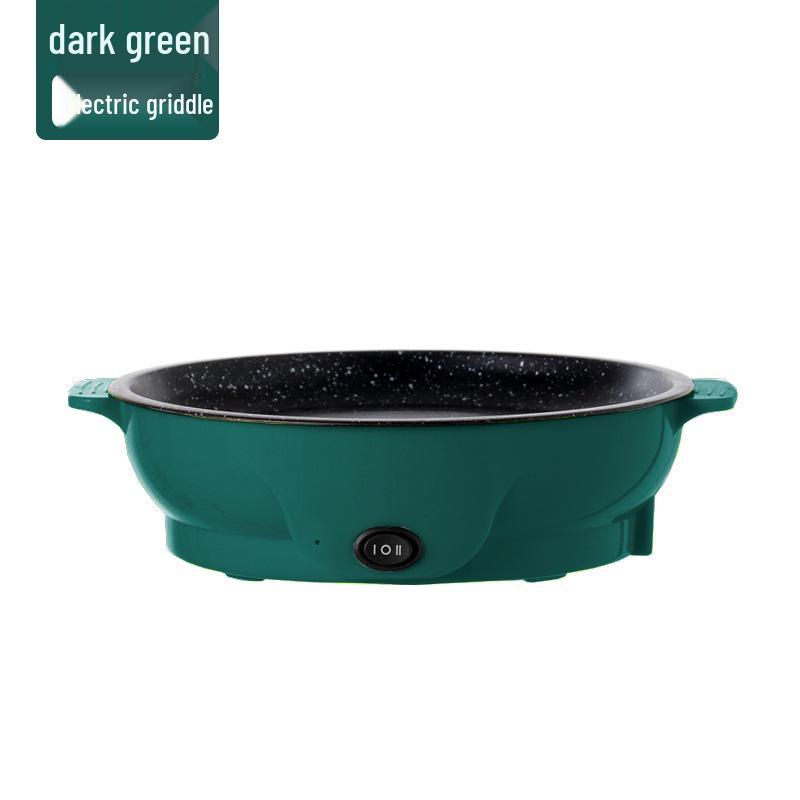 

Многофункциональная мини-электрическая духовка и сковорода-гриль с антипригарным покрытием для домашней кулинарии и барбекю 26 cm темно-зеленого