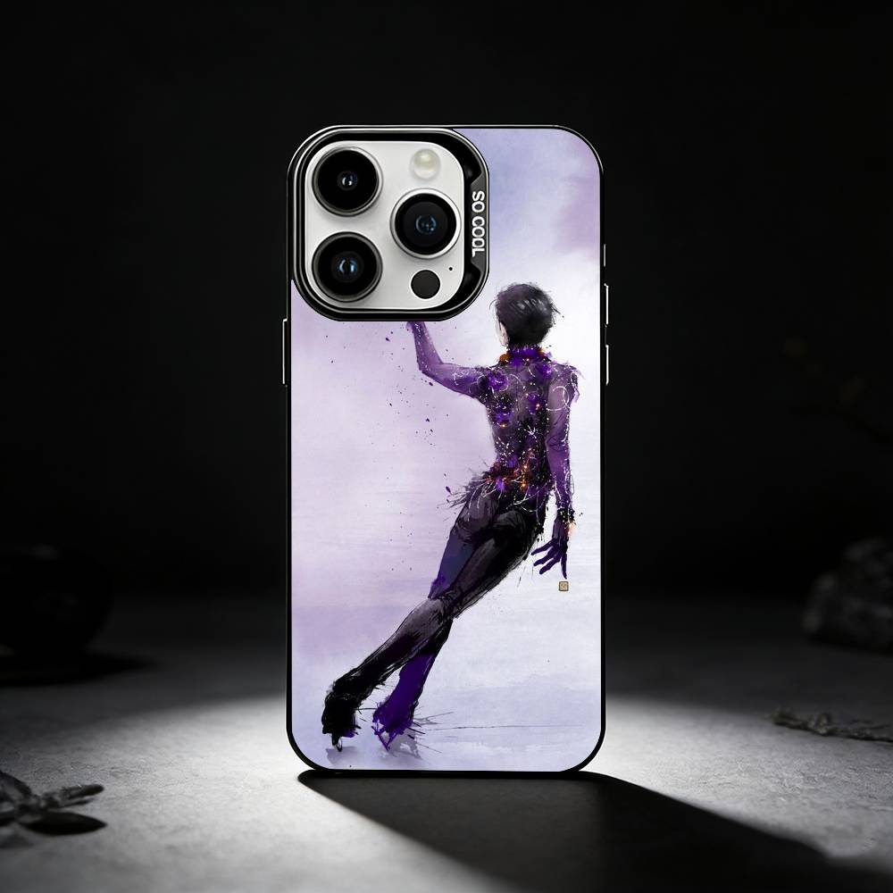 4A Jump L-Legend Hanyu Yuzuru Phone Case For iPhone 17,16,15,14,13,12,11 Plus,Pro Max,XS,Colored Silver Phone Case