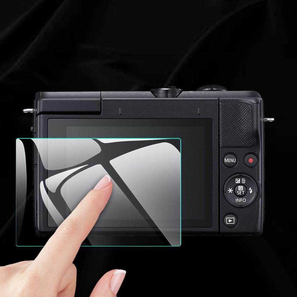 EternalStars Camera Screen Protector with 9H Full for Canon EOS M200 3-Piece Hardness, Coverage,