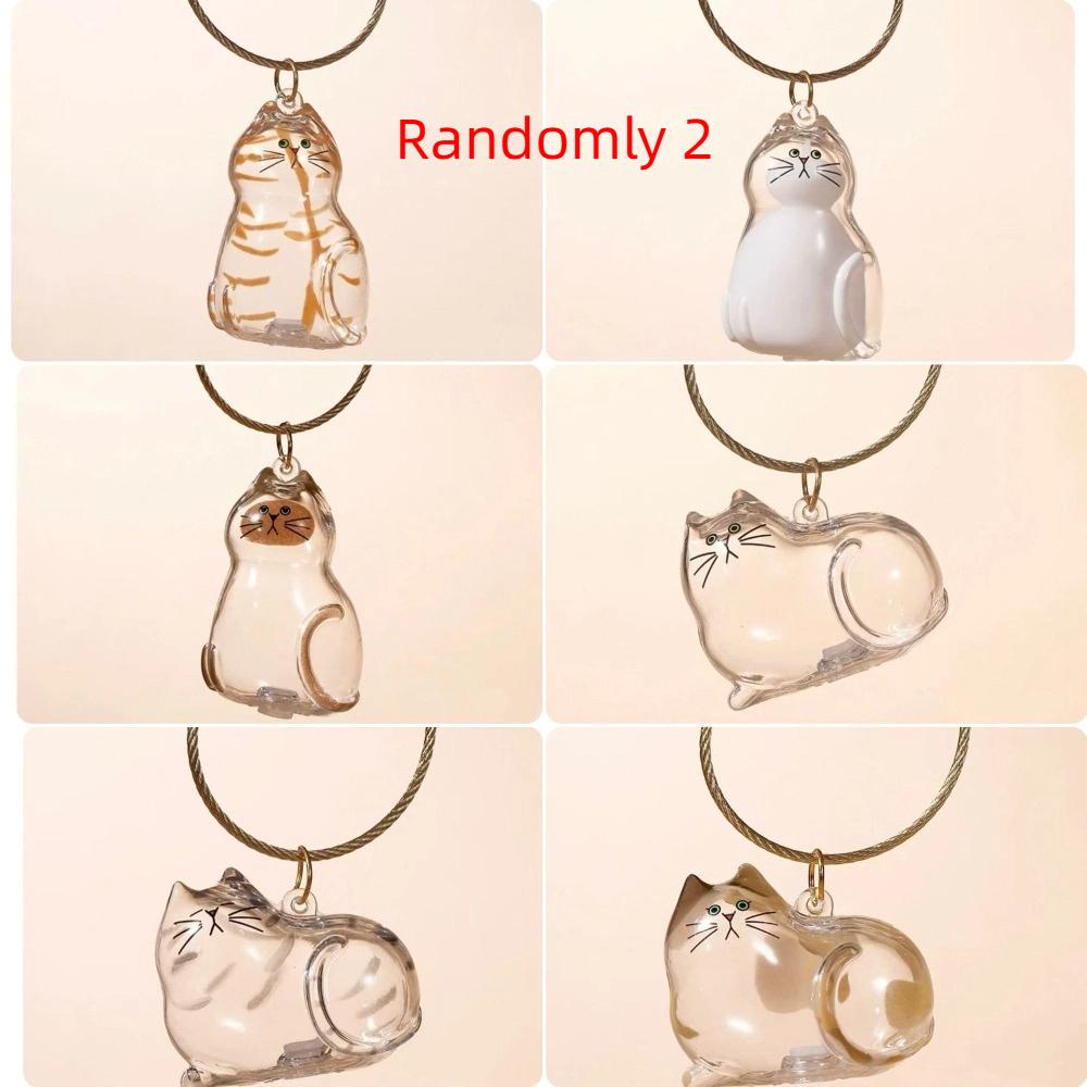 

Коробка для хранения кошачьей шерсти Прозрачная коробка для хранения кошачьей шерсти Подвеска Подвески в виде животных кошек Рюкзак Style 1