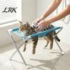 Hamac de toilettage pour chien Hamac, Support pliable en acier inoxydable, Station de lavage pour chat, Table pour animaux de compagnie respirante à mailles 8 trous pour chiens chats Baignade &