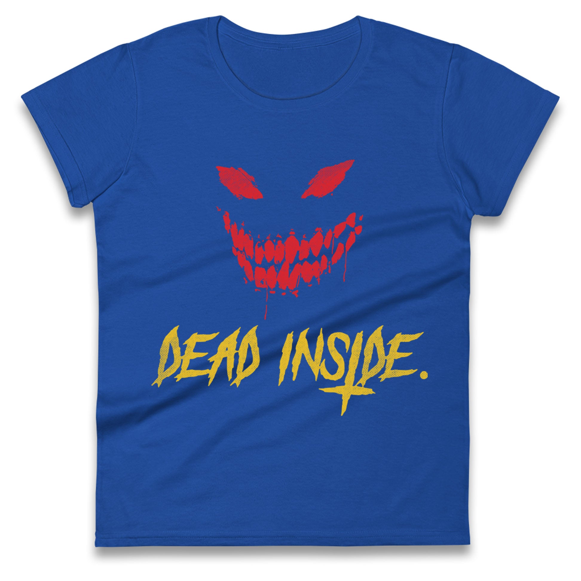 

Horror Face Dead Inside Halloween Womens T Shirt Mens Tops Tees Unisex S