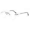 Rimless Oval Black Smartbuy Collection Harlem Wm6509 C2 Fashion Unisex Eyeglasses