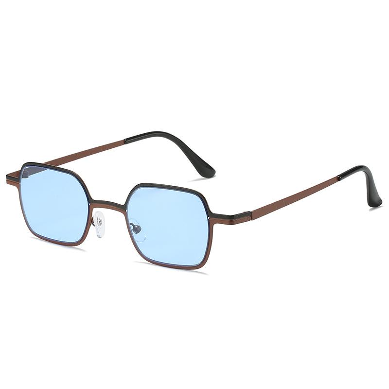 Small Frame Sunglasses, Literary Square Glasses, Personalized Paint Sunglasses For Women
