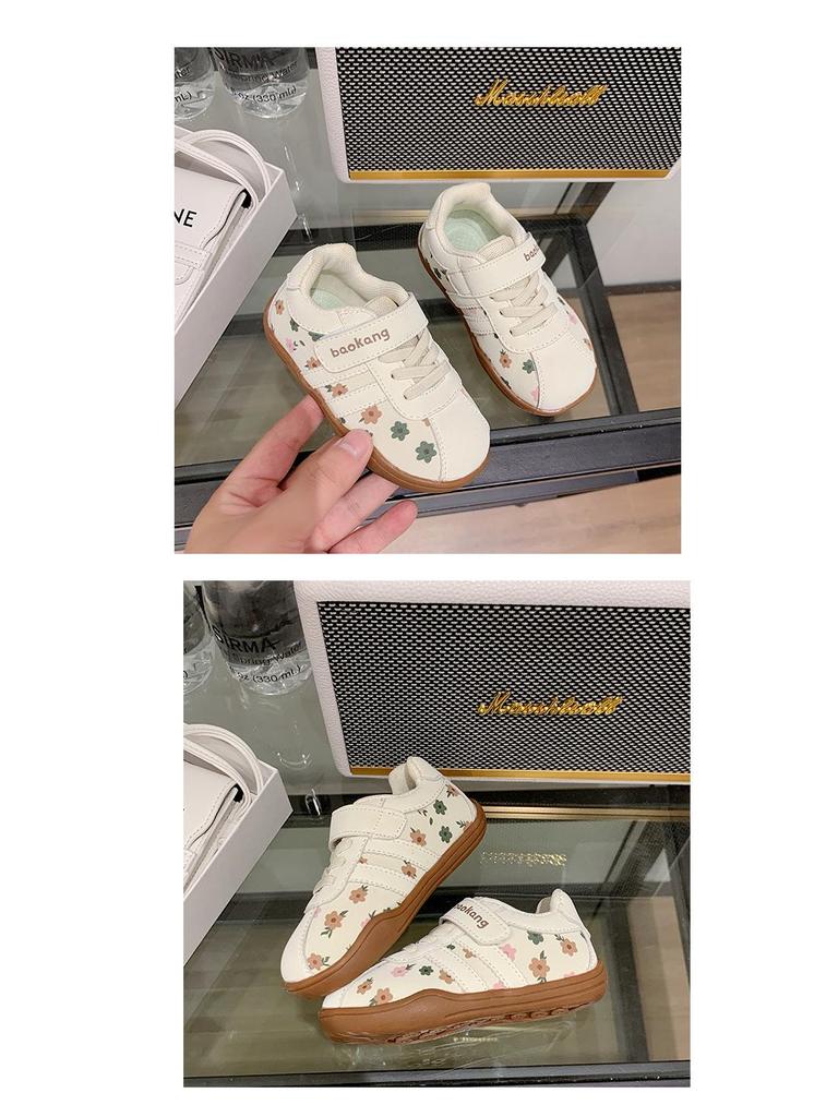 AGAN Girls' Non-Slip Soft Sole Toddler Board Shoes - 2025 Autumn Casual Sport Style