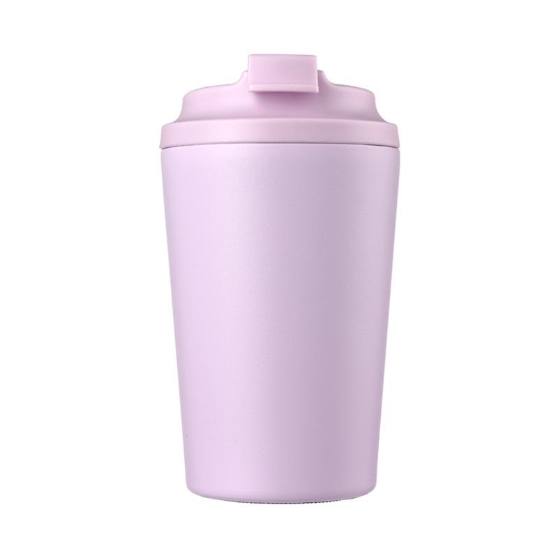 12oz Mehrfarbige Isolierte Edelstahl-Kaffeetasse mit Direkttrinkdeckel