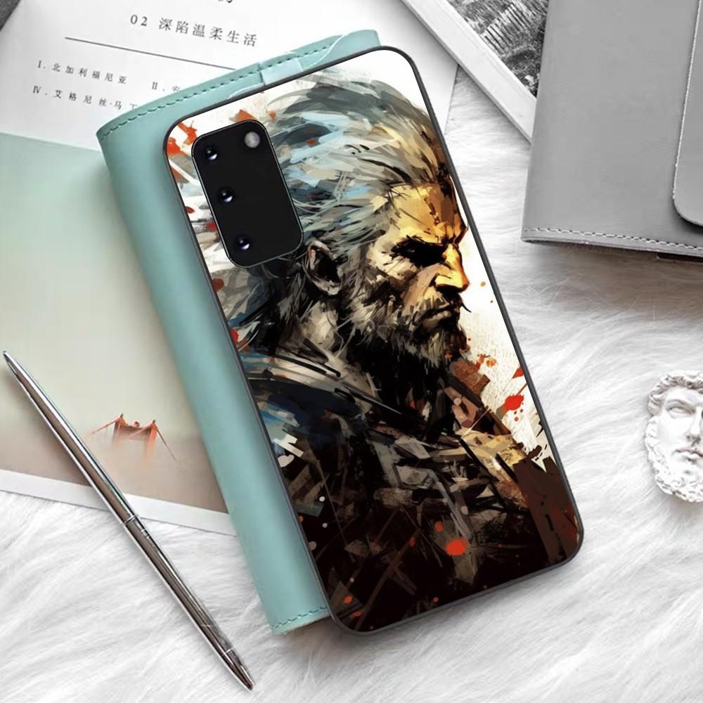 M-Metal Gear S-Solid Game Phone Case Silicone PC+TPU For Samsung S10 20 30 22 23 24 Plus Lite Ultra Cover