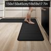 L-Shaped Flannel Kitchen Carpet Restaurant Large Size Non-Slip Floor Mat Door Absorbent Mat Entrance Mat Premium