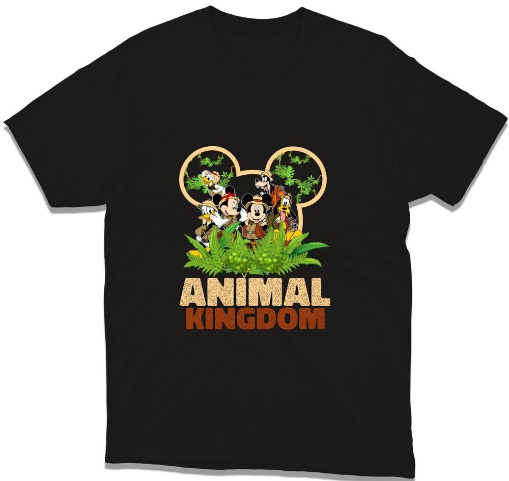 Animal Kingdom Mickey Minnie Mouse Couple Matching Pack Cartoons Xmas T Shirt S