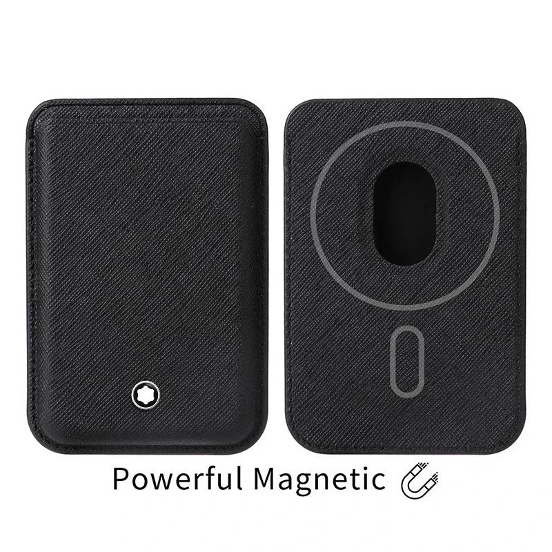Magnetico Forte Magnetico Forte per IPhone 17 16 15 14 13 12 Pro Max Per Portafoglio Magsafe Tasca Slot per Schede in Fibra di Carbonio