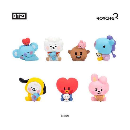 BT21 - Little Buddy Monitor Figure, TATA COOKY RJ, Prodotti ufficiali autentici, KPOP, KBeauty, campioni gratuiti