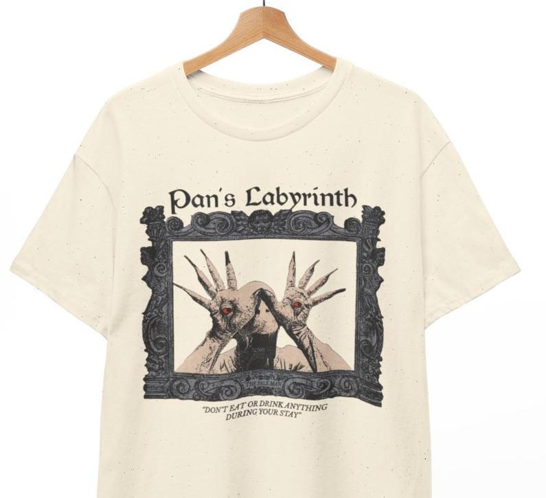 

Pan s Labyrinth movie vintage t-shirt, natural color Tee Pale Man, Unisex Tee 2XL