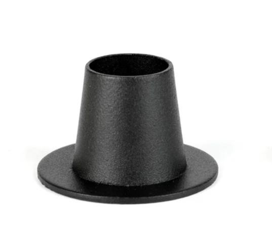 

1pcs Gold/Black Metal Candle Holders Taper Candlestick 5cm Column Plate Minimalist Vintage Decor Dinner Table Wedding Party чорний