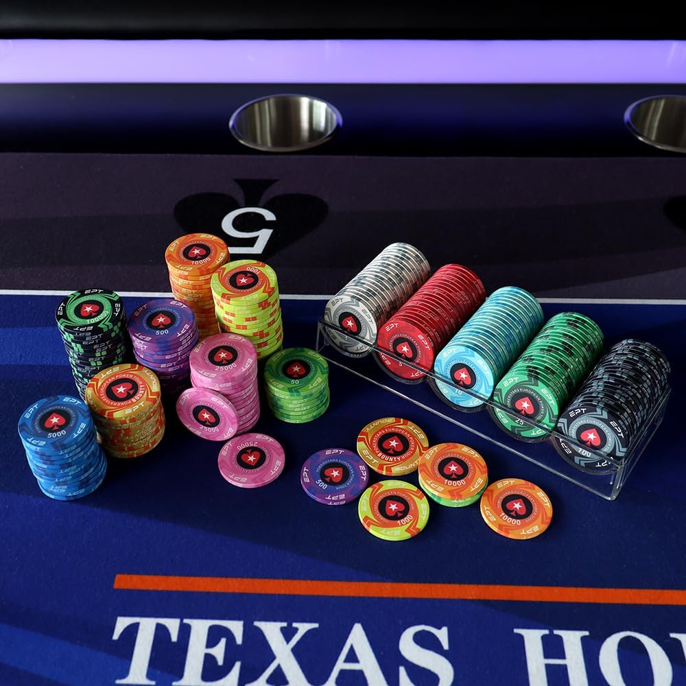 EPT Poker Chips Set of 25 ($1000) [Parallel Imported]
