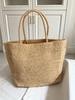 Hoge Kwaliteit Japans Raffia Handgeweven Zomer Schoudertas voor Dames