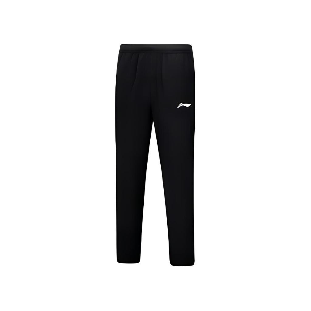 Li Ning Badminton Series Quick-Drying Comfortable Sports Nine-Point Casual Pants Unisex bottoms Black AYKV085-1