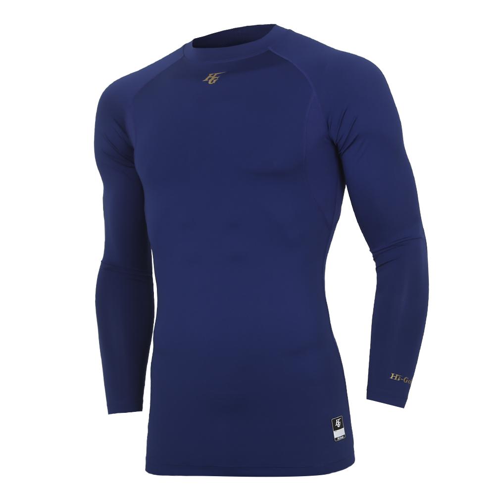 High Gold Basic Crew Neck Compression Undershirt (Navy) Navy/095