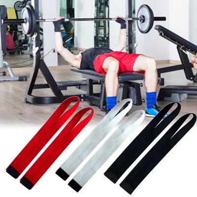 1Pair Gym Lifting Straps Weight Lifting Wrist Weight Belt Fitness Heavy Duty Cotton Wrist Wrap for Women and Men