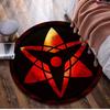 1Pc Sharingan Circular Print Rug - home decoration Carpet For Living Room Bedroom Flooring Computer Chair Area Rug