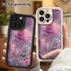 Phone Case: 2D Flat Design Suitable for iPhone 18 17 16 15 14 13 Pro Stepped Protective Case, Dreamy Rose, Christmas and Halloween Gift