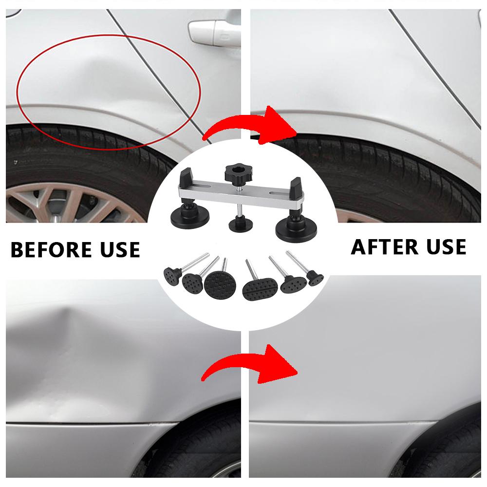 Auto Body Repair Kit Car Dent Repair Tool Pulling Bridge Glue Pulling Tabs Dent Puller Set Car Accessory