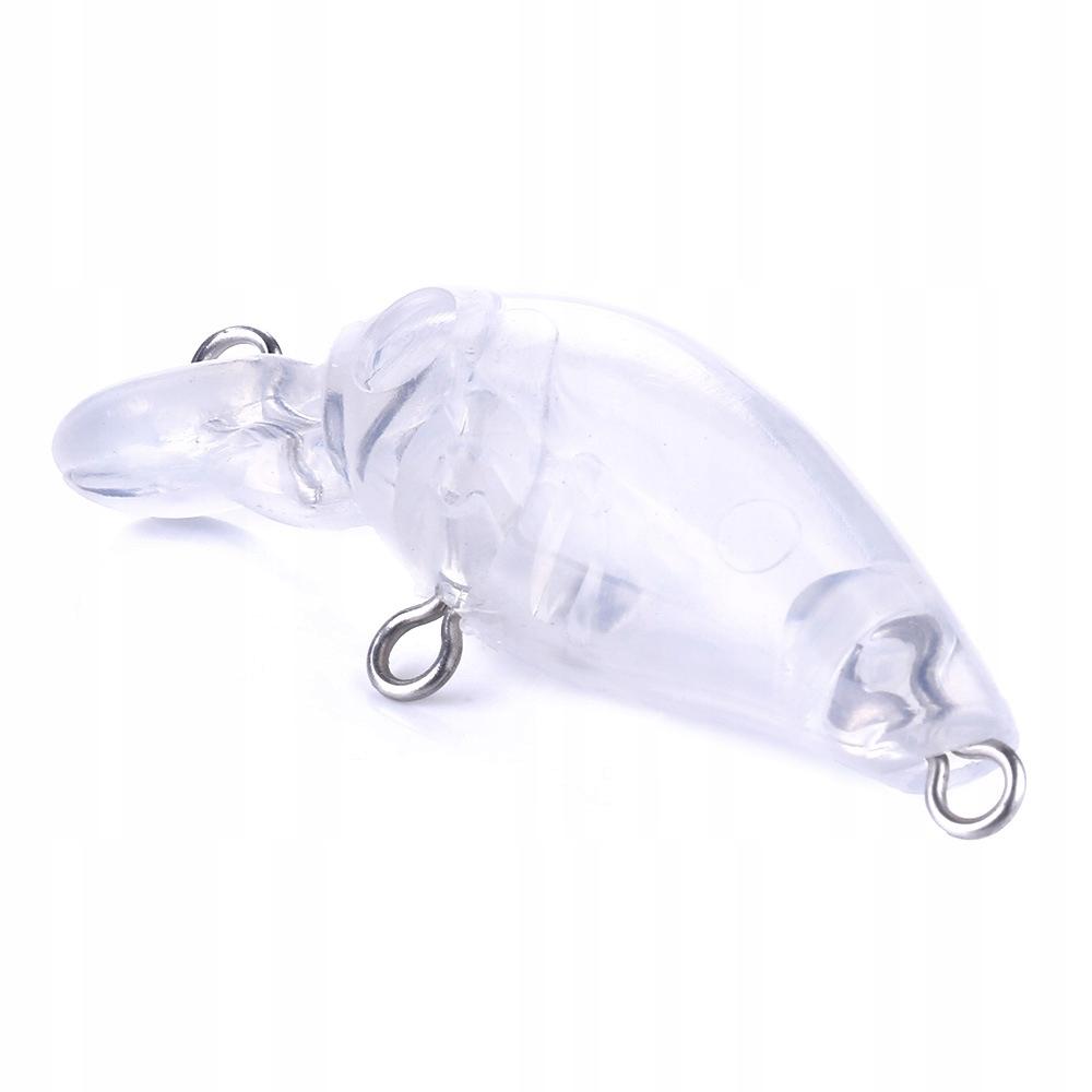 Body Wobbler Pike Zander Perch Do It Yourself For Painting 4.5Cm 4G 10Pcs