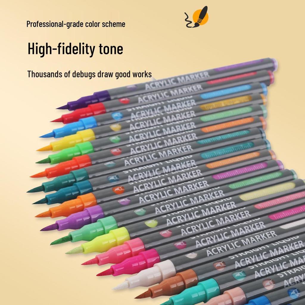 Acrylmarker mit weicher Spitze für bildende Kunst & DIY-Projekte