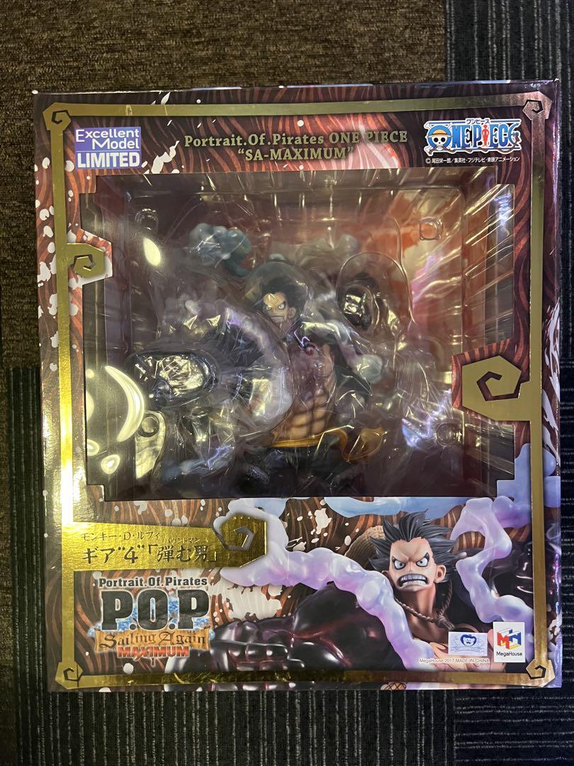 

[USED] One Piece SA-MAXIMUM Monkey D. Luffy Gear 4 Bouncy Man